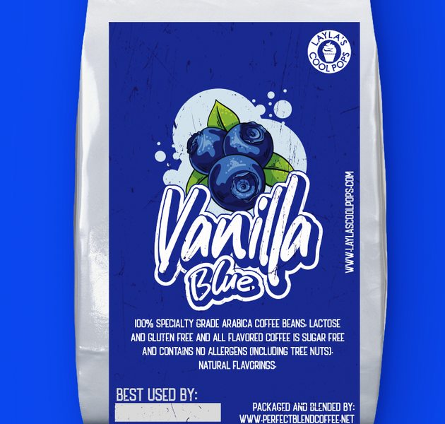 Vanilla Blue Coffee (12 oz)