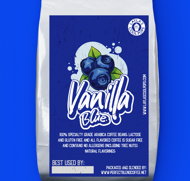 Vanilla Blue Coffee (12 oz)